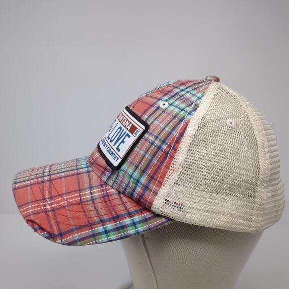 Montana Mt Love Big Sky Country Snapback Trucker Hat Multicolor One Size Ha - Picture 3 of 9